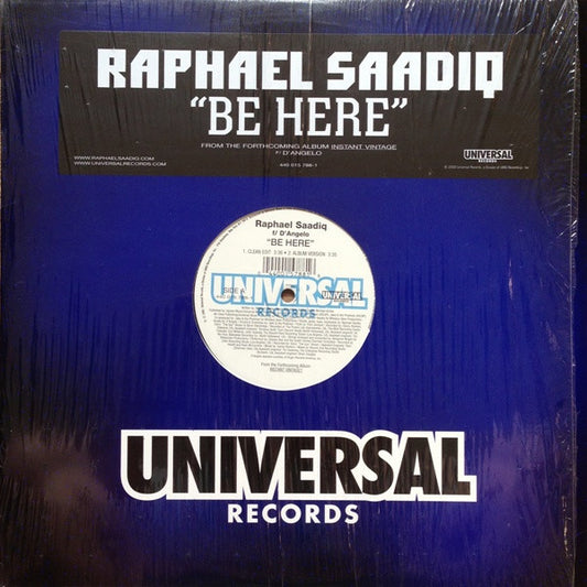 Be Here - RAPHAEL SAADIQ FEAT D'ANGELO