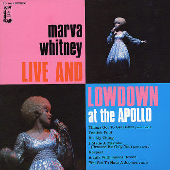 Live And Lowdown - MARVA WHITNEY