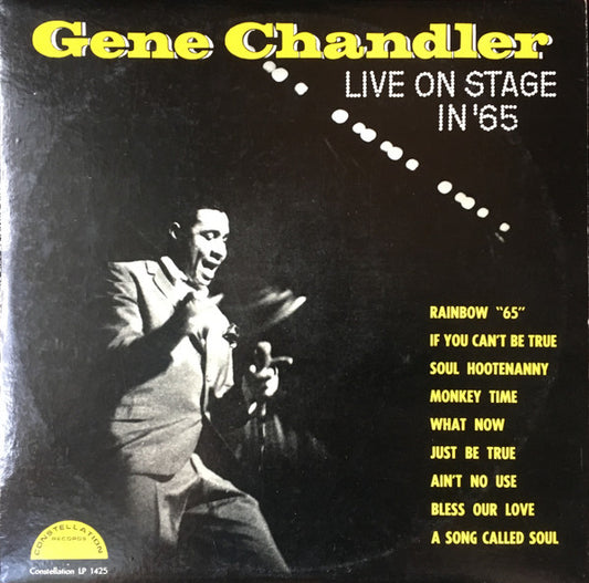 Live On Stage in '65 - GENE CHANDLER