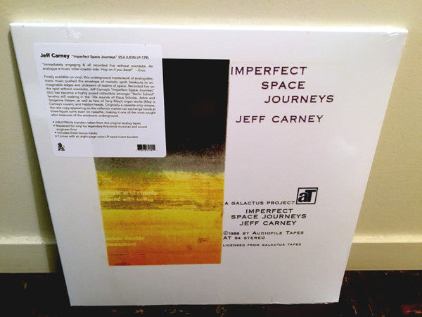 Imperfect Space Journeys (2 LP's) - JEFF CARNEY