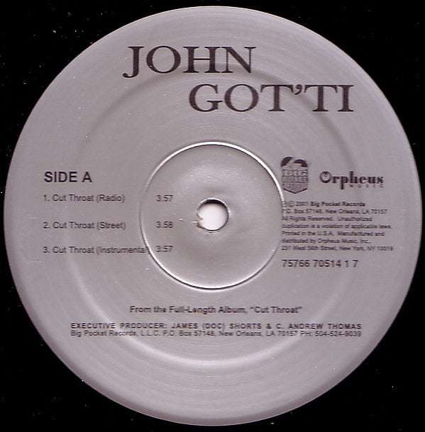 Cut Throat - JOHN GOT'TI