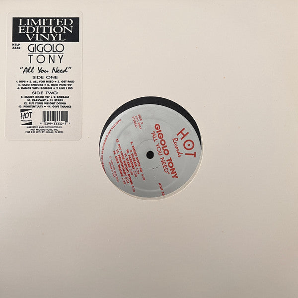 All You Need - GIGOLO TONY