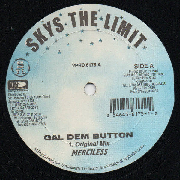 Gal Dem Button/Bass Mix - MERCILESS